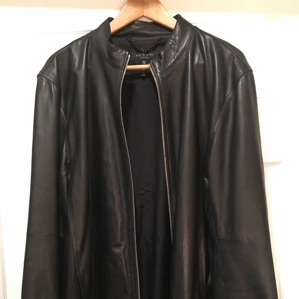 Rag & Bone Agnes Lambskin Leather Men's Jacket